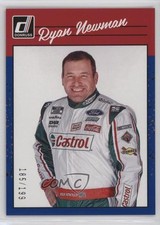 2023 Panini Donruss NASCAR Retro 1990 Navy Blue 185/199 Ryan Newman #182 0c6