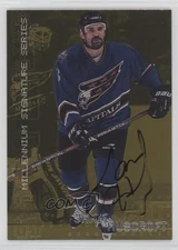 1999-00 ITG Be A Player Millennium Signature Series Gold Jamie Huscroft Auto b8c