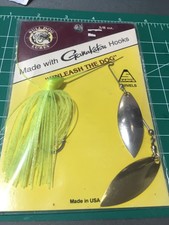 VINTAGE BULL DOG LURES 3/8 OZ. SPINNERBAIT W/GAMAKATSU HOOK NIP MADE/USA
