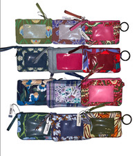 NWT  VERA BRADLEY ZIP ID CASE  CHOSE ONE  5" X 3"  ID WINDOW  FREE SHIPPING