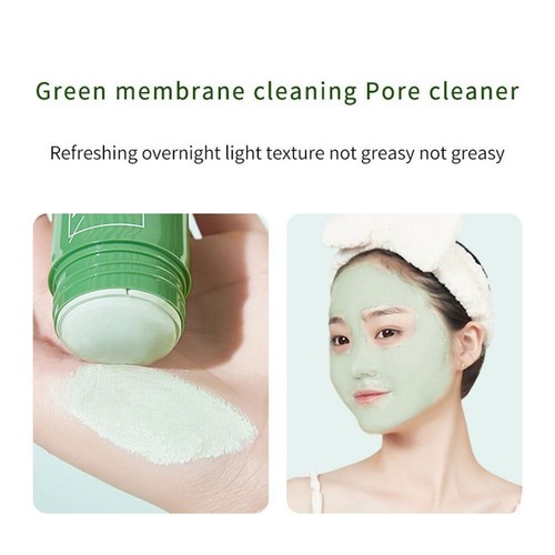 Green Tea Mask Facial Cleansing Oil Acne Blackhead Hot Deep Control Clean F4D7 - Picture 9 of 12