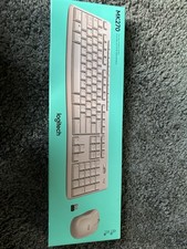 Logitech MK270 Wireless Keyboard and Mouse Combo Rose Pink with USB dongle