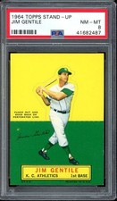 1964 Topps Stand-up Baseball Jim Gentile PSA 8
