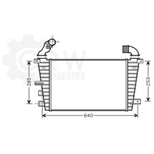 Ladeluftkühler Ladeluft Kühler für Opel Vauxhall Astravan MK V Astra H Twintop