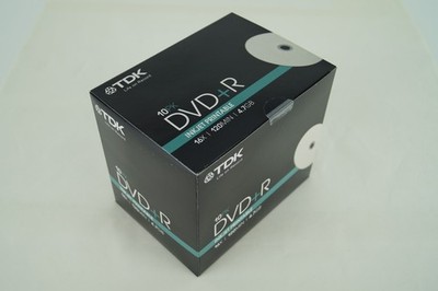 TDK DVD+R Rohlinge 4.7GB in Jewel Case PRINTABLE (10 Stück in einer Packung) OVP