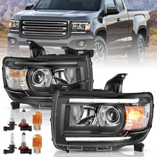 Headlights Assembly Fits for 2015-2022 GMC Canyon Projector Factory Style Headla