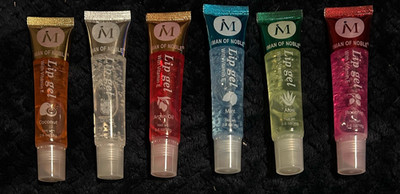 iM Man of Noble Lip Gel Set 6ct Vitamin E Coconut Orange Mint Aloe 0.6oz