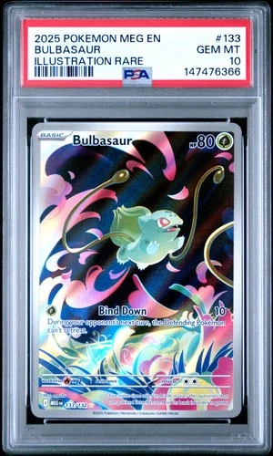 ME01: Mega Evolution #133/132 Bulbasaur PSA 10