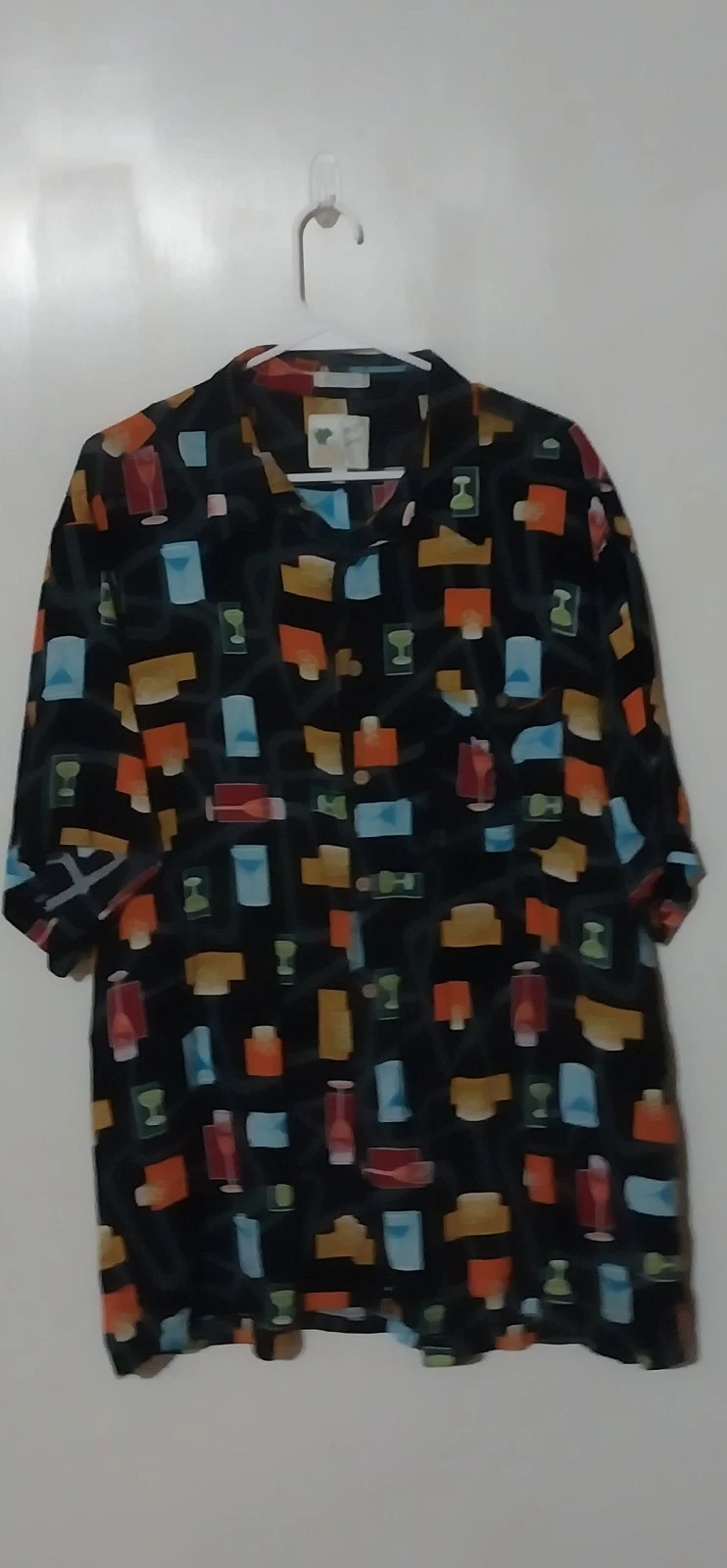 Vtg. M.E. Sport Button Up Hawaiian Shirt 100% Rayon XXL Cocktails Resort Beach
Opens in a new window