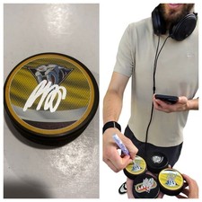 ROMAN JOSI SIGNED NASHVILLE PREDATORS HOCKEY PUCK W/ CASE COA