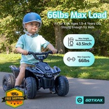 Gotrax RT1 Toddler Ride On Toy 12V Electric ATV Car