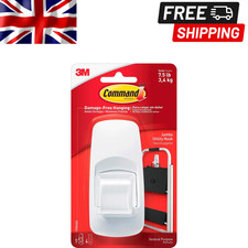 Command Jumbo Utility Hook White, 1 Hook + 4 Adhesive Strips, Holds 3.4kg 5.99 per strip