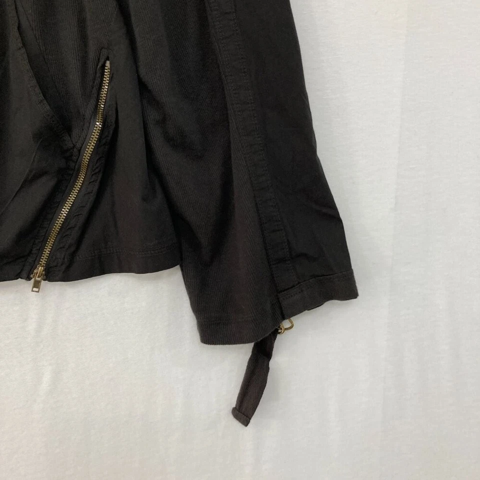 Nueva Chaqueta XCVI Wearables Talla XL Negra Cremallera Completa Grunge Boho Gorpcore Foto 4 de 4