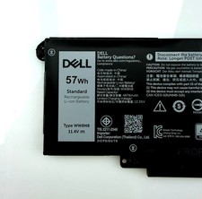 OEM Genuine 57WH WW8N8 Battery For Dell Latitude 7340 7350 7450 7640 7650 0HYH8