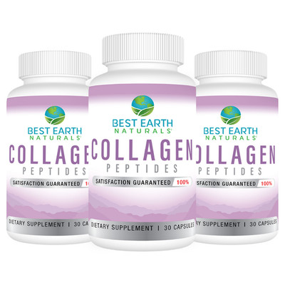 Collagen Peptides by Best Earth Naturals Buy 2 Get 1 FREE 3 Pack