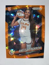 2025 Panini Prizm WNBA Orange Cracked Ice RC Aneesah Morrow #146 Connecticut Sun