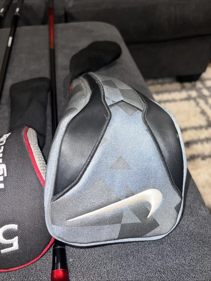 Adams Tight Lies Left Handed, 6-SW, 3 Wood, 5 Wood, 5 Hybrid And Nike VRS Driver - Image 2 of 4