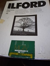 ILFORD MULTIGRADE IV FB FIBER MATTE - 8 x 10" Partial Box 12 Sheets