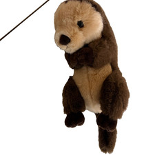 Miyoni by Aurora Sea Otter Brown Plush Stuffed Toy 10"