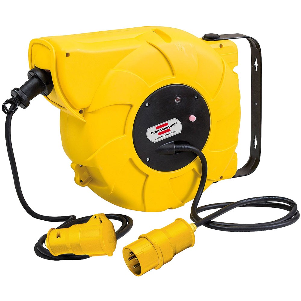 Brennenstuhl Automatic Cable Reel IP44 110V 16+2m