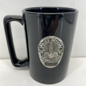LOS ANGELES POLICE POLICE OFFICER SHIELD COFFEE MUG CUP