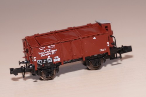 SK17/16] Minitrix Spur N Klappdeckelwagen aus dem Zug-Set 11023 | Zustand: Gebraucht