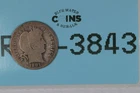 1901-O SEMI KEY 10C LIBERTY HEAD BARBER SILVER DIME Early US TYPE RAW-3843