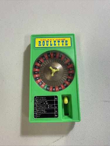 Bluebox Mini-Mate Roulette Handheld Game Green Collectible Casino Toy Singapore