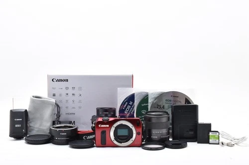 Canon EOS M Digital Camera / EF-M 18-55mm F3.5-5.6 IS STM From jAPAN #C441