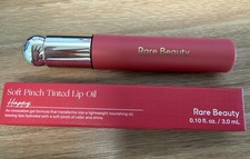 Rare Beauty Soft Pinch Tinted Lip Oil Color  Happy  Full Size NIB