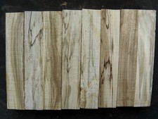 8 Spalted Hackberry Short and Half Pen Blanks