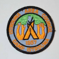 Camp Istrouma Istrouma Area Council 1957 pocket patch