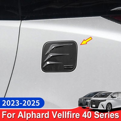 For 23-25 Toyota 40 Series Alphard Vellfire Fuel Tank Cap Decoration Accessories