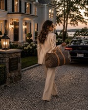 Authentic Louis Vuitton Keepall 55 Monogram Canvas Duffle Bag - Vintage Luxury
