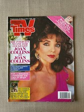 Vintage television - "UK TV Times" May 1989 Barbara Cartland Joan Collins