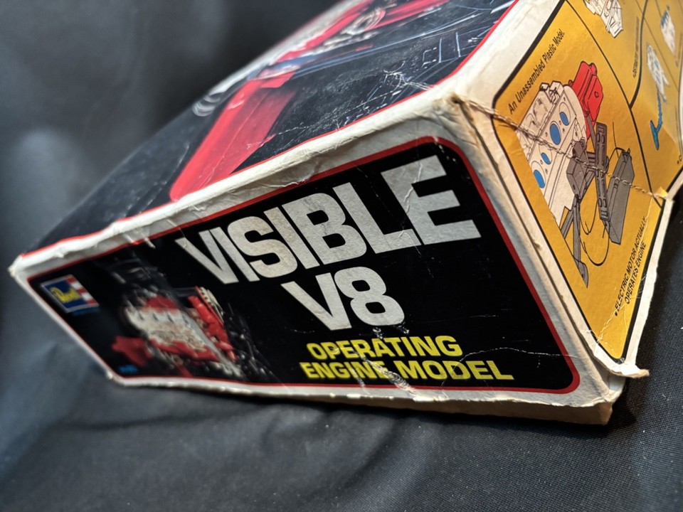 Revell Visible V8 Operating Engine 1/4 Scale Plastic Model Kit | eBay