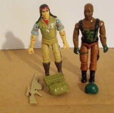 road block and spirit gi joe action figures nothing broken on either one