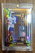 2023 Panini Gold Standard Josh Downs 1/1 Tags Newly Minted Memorabilia RC #NM-21