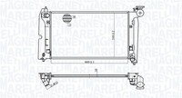 MotorküHler WasserküHler Magneti Marelli 350213175800 FüR Toyota Corolla Verso