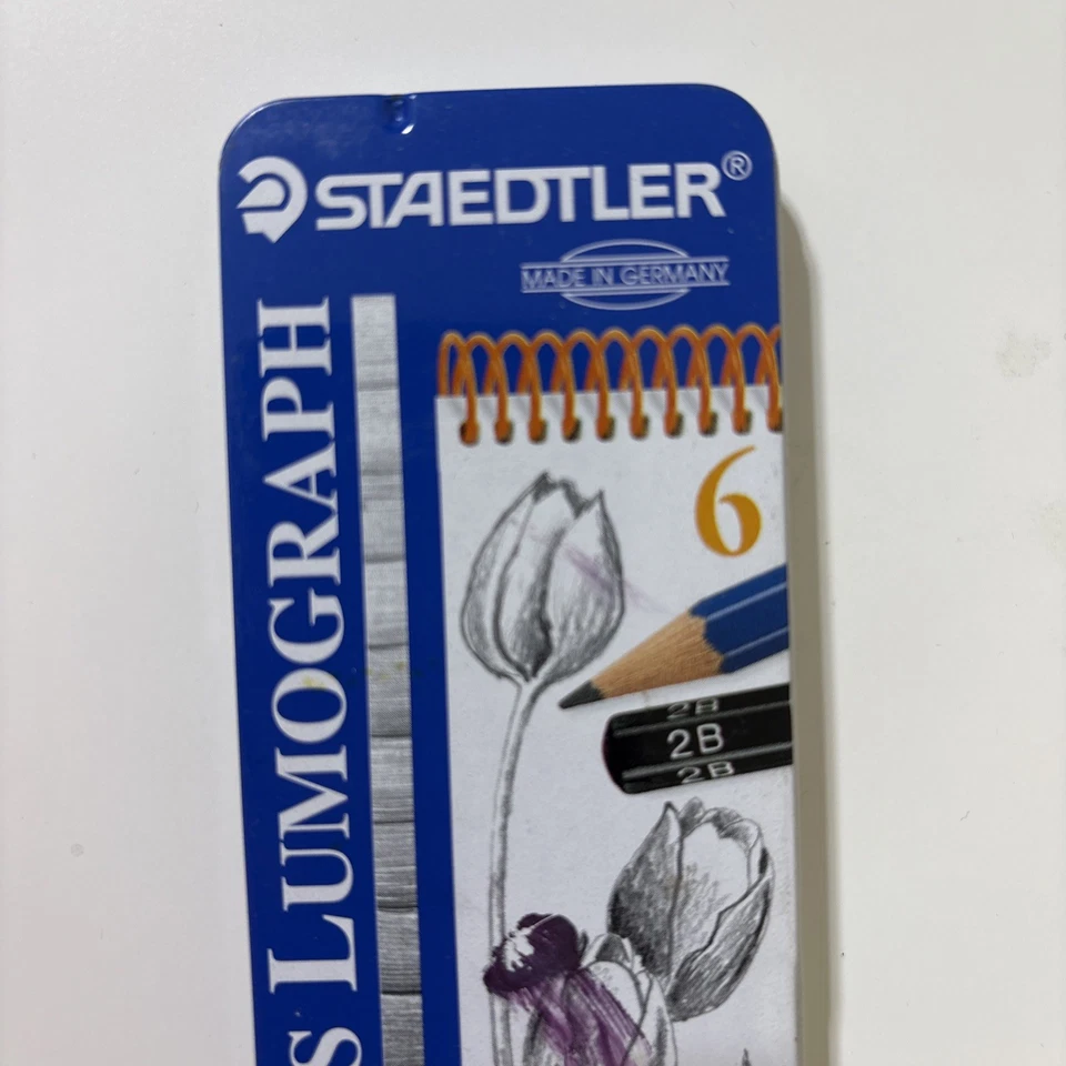 Lápiz de dibujo Staedtler Mars lumógrafo escritura (caja de 6) Foto 2 de 4