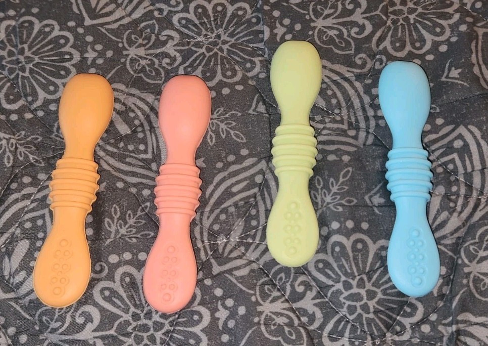 baby silicone Spoon