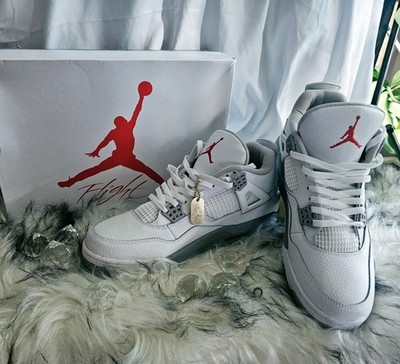 Originale Nike Air Jordan 4 Retro White Oreo & Geleinlagen inkl.OVP&Tag|Gr.46