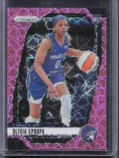2024 Panini Prizm WNBA #95 Olivia Epoupa Pink Velocity Prizms #/79