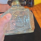 Clear Glass Oil Lamp w/ Metal Burner, Mechanical Control, Original (No Chimney) — photo 2