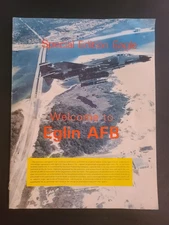 Vintage Welcome to Eglin AFB Air Force Base 56 Page Visitors Guide (NO DATE)