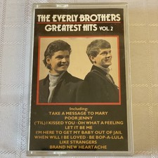 The Everly Brothers Greatest Hits VOL 2 - Cassette Tape. 1979 - HSC 3168 - Ex/c