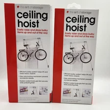 Ceiling Hoist Lift The Art of Storage Bike Kayak Max Load 50LB Set of 2 Open Box