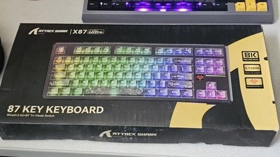 ATTACK SHARK X87ULTRA 8K Wireless Mechanical Gaming Keyboard 10000mAH RGB
