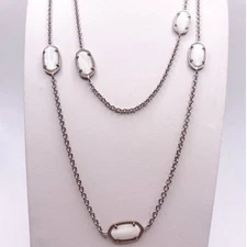 Kendra Scott Mother Of Pearl Extra Large Necklace 36”