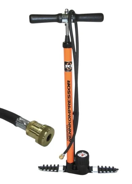 Sks Rennkompressor – Die Kult-Standpumpe Mit Messingnippel FüR Sv-Ventile-image